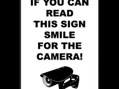 If You Can Read This Smile Sign